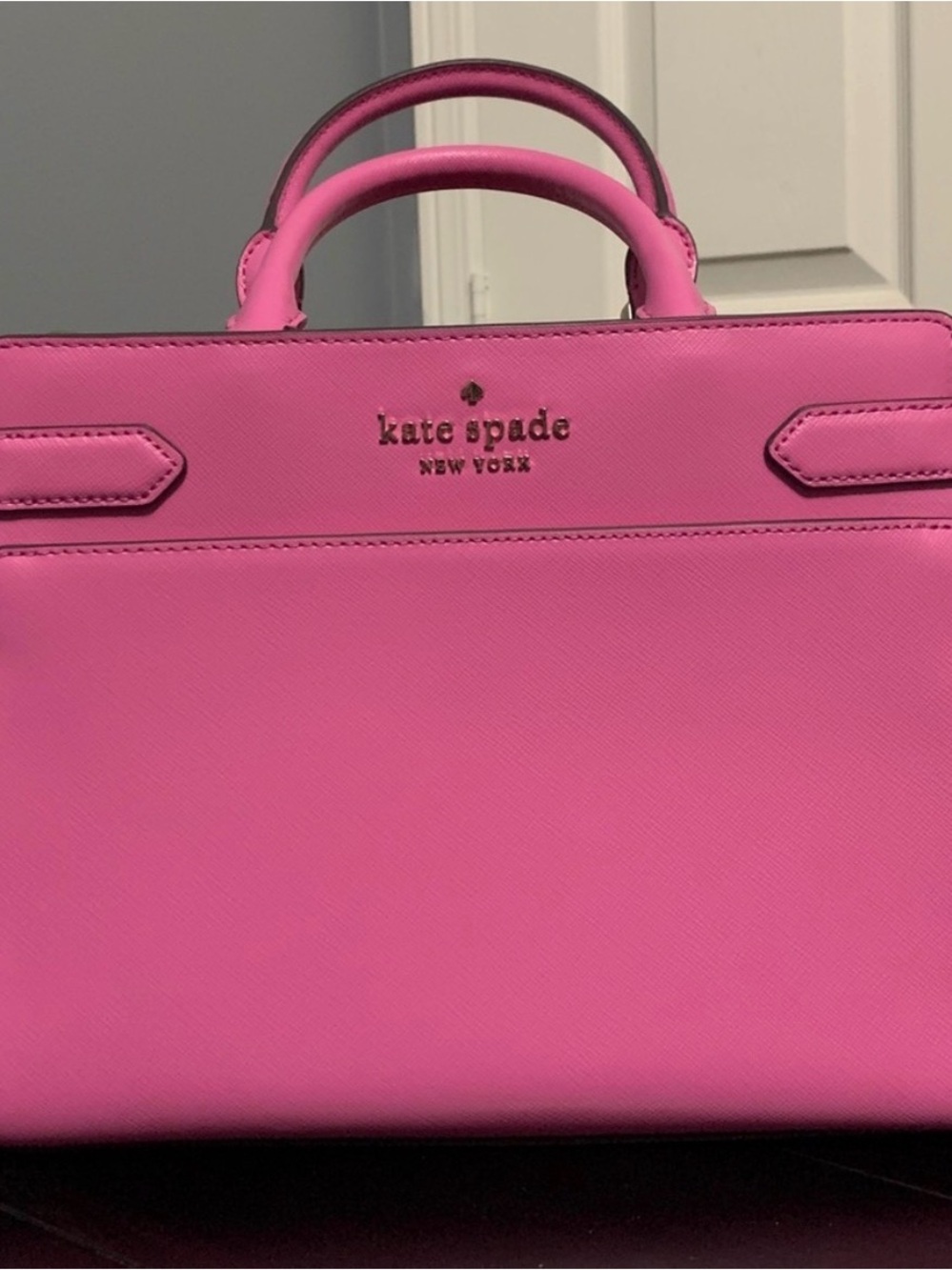 NWT Kate Spade Staci Medium Satchel Pink